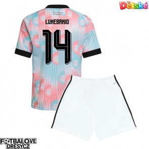 Belgie Dodi Lukebakio #14 Dětské Venkovní dres komplet MS 2026 Krátký Rukáv (+ trenýrky)